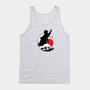 Cat Japanese Vintage Tank Top